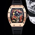 Richard Mille RM057 Rose gold steel case diameter 50mm Watch